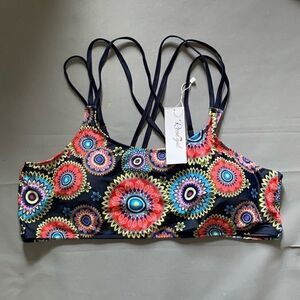 RoseGal 4XL Strappy Back Bikini Swimsuit Top